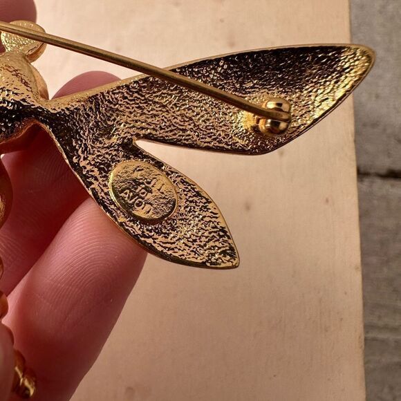 Vintage Kenneth Lane Avon Dragonfly Brooch - Picture 4 of 7